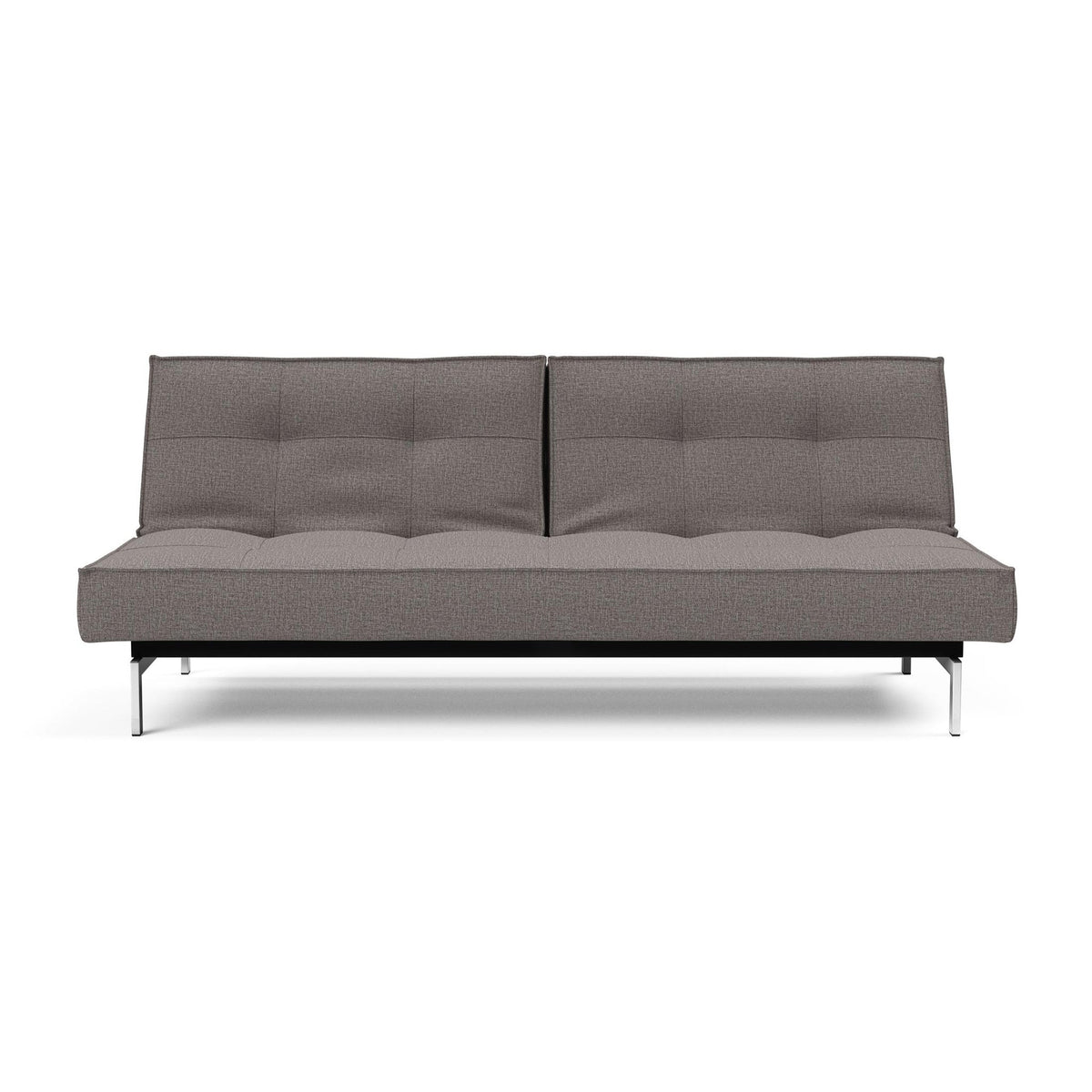 Canapea extensibila Splitback Chrome Mixed Dance Grey 115x210cm