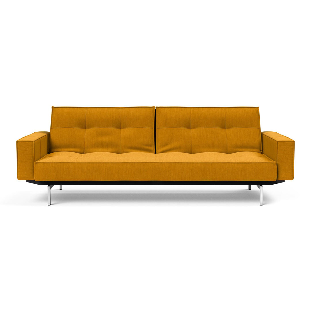 The Decorators: Canapea extensibila cu brate Spltback Elegance Burned Curry 115x210cm