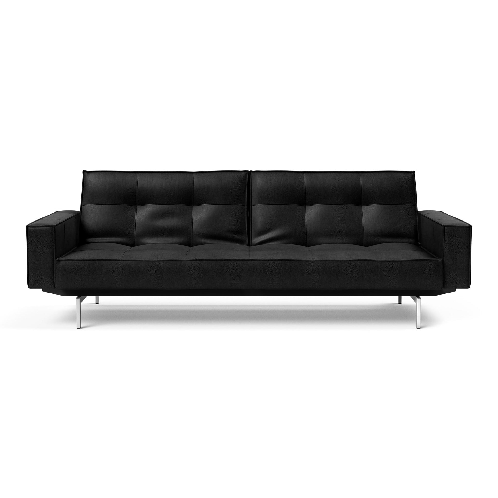 Canapea extensibila cu brate Splitback Chrome Faunal Black - The – The ...