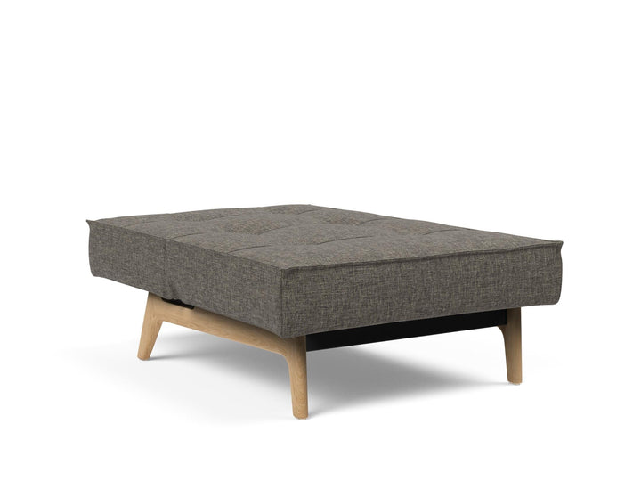 The Decorators: Fotoliu recliner Splitback Eik Oak Flashtex Dark Grey  115x90cm