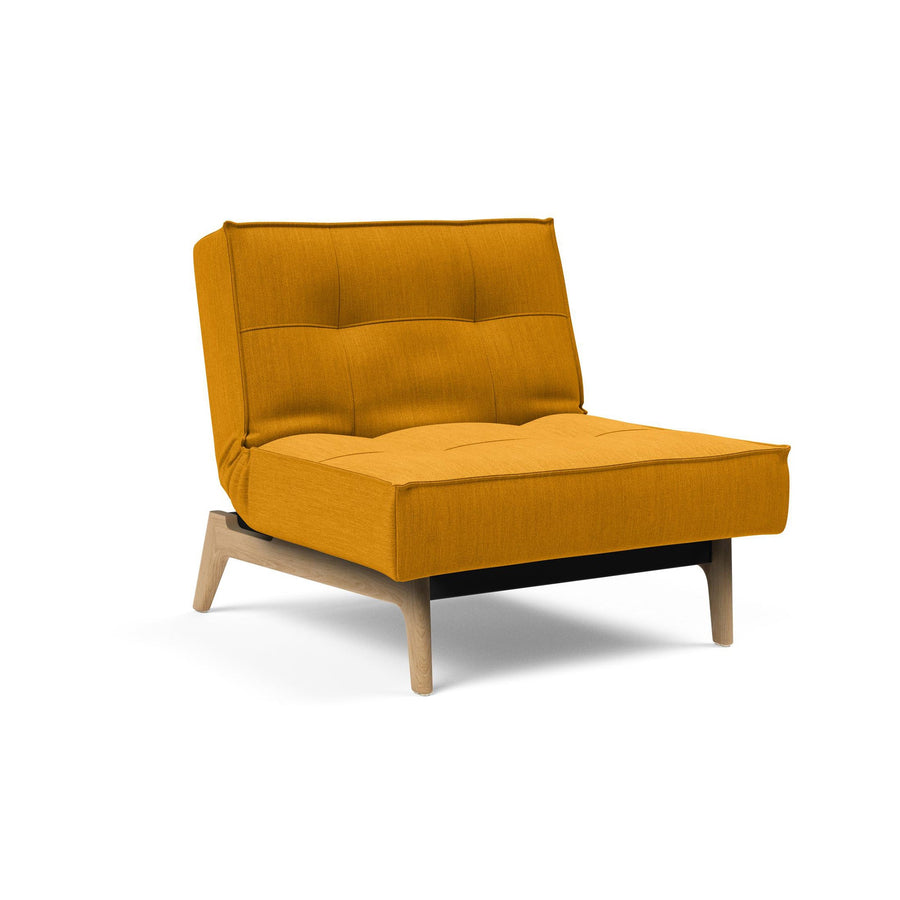 The Decorators: Fotoliu recliner Splitback Eik Oak Elegance Burned Curry 115x90cm