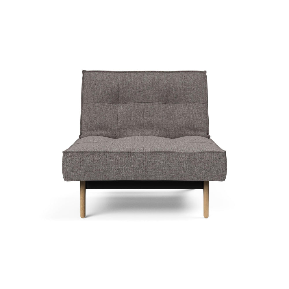 The Decorators: Fotoliu recliner Splitback Eik Oak Mixed Dance Grey 115x90cm