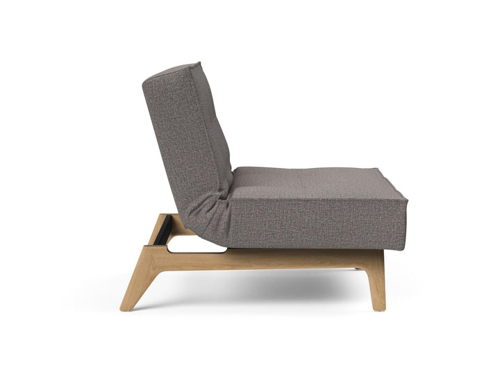 The Decorators: Fotoliu recliner Splitback Eik Oak Mixed Dance Grey 115x90cm