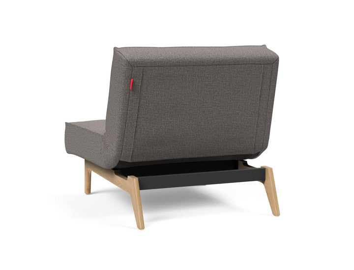 The Decorators: Fotoliu recliner Splitback Eik Oak Mixed Dance Grey 115x90cm