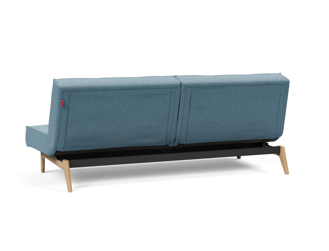 The Decorators: Canapea extensibila Splitback Eik Oak Mixed Dance Light Blue