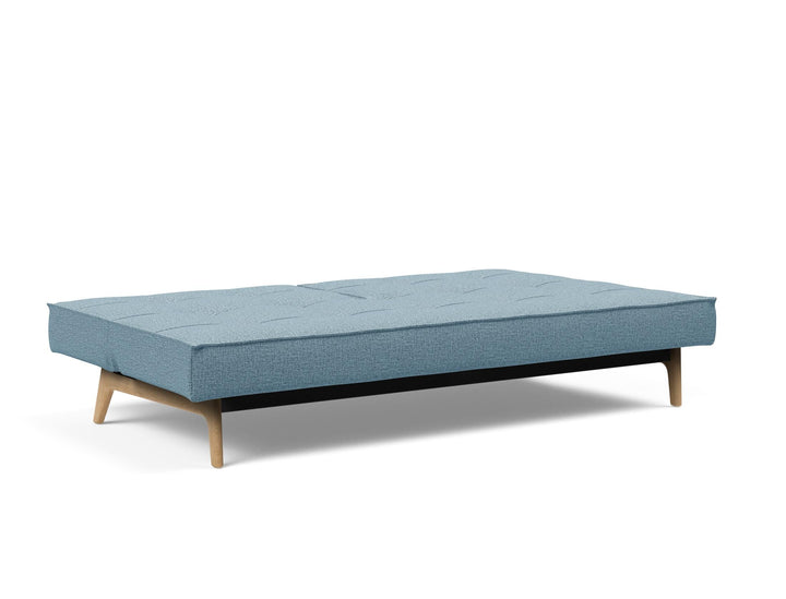 The Decorators: Canapea extensibila Splitback Eik Oak Mixed Dance Light Blue