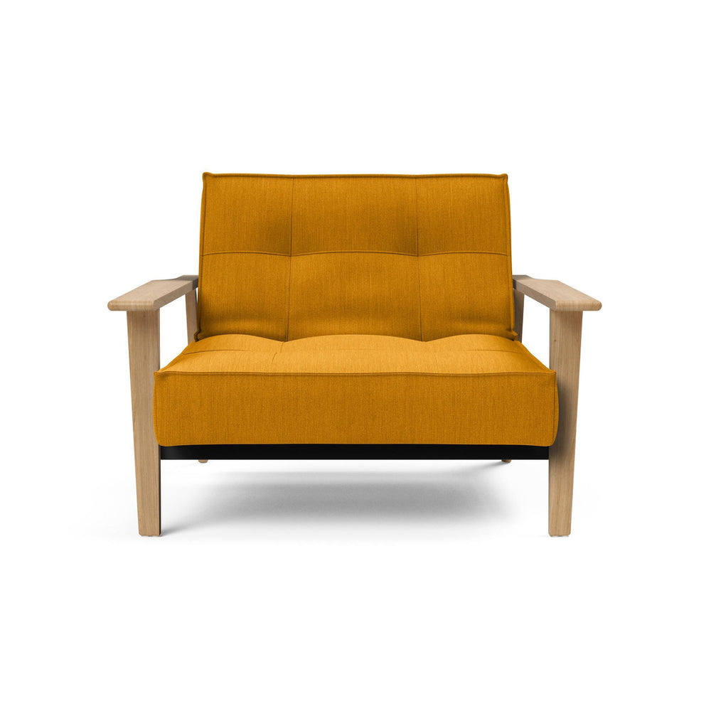 The Decorators: Fotoliu recliner Splitback Frej Oak Elegance Burned Curry 115x90cm
