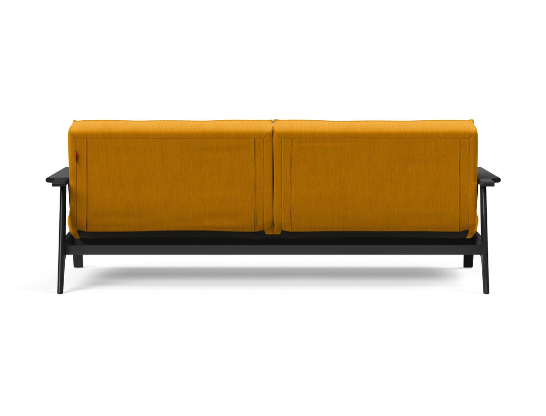 The Decorators: Canapea extensibila Splitback Frej Smoked Oak Elegance Burned Curry 115x210cm