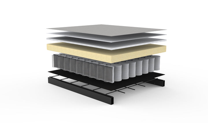 The Decorators: Canapea extensibila Splitback Frej Smoked Oak Mixed Dance Grey 115x210cm