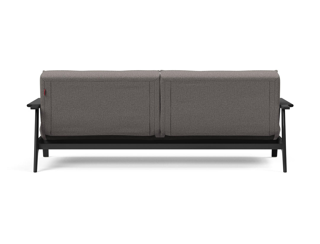 The Decorators: Canapea extensibila Splitback Frej Smoked Oak Mixed Dance Grey 115x210cm