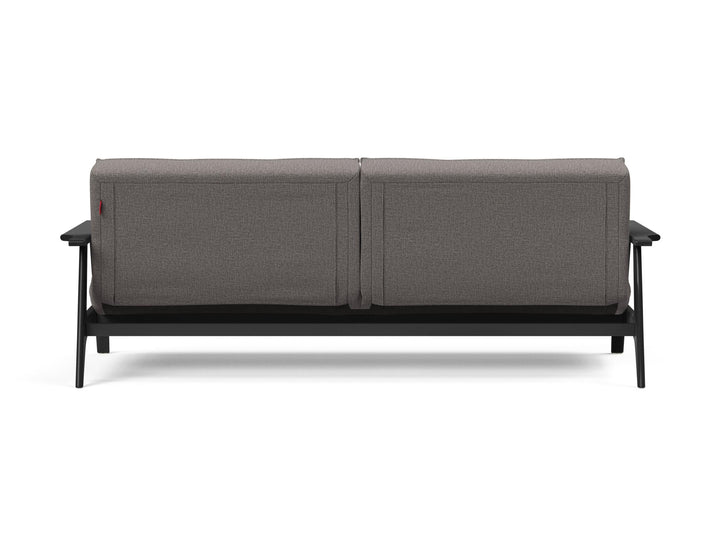 The Decorators: Canapea extensibila Splitback Frej Smoked Oak Mixed Dance Grey 115x210cm