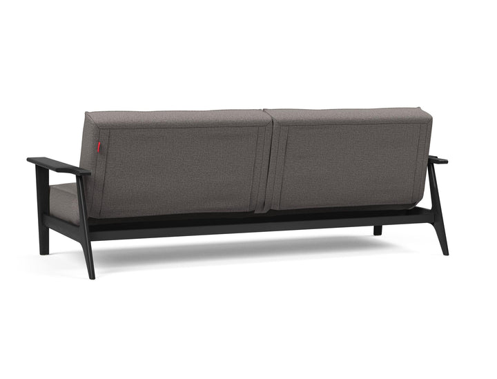 The Decorators: Canapea extensibila Splitback Frej Smoked Oak Mixed Dance Grey 115x210cm