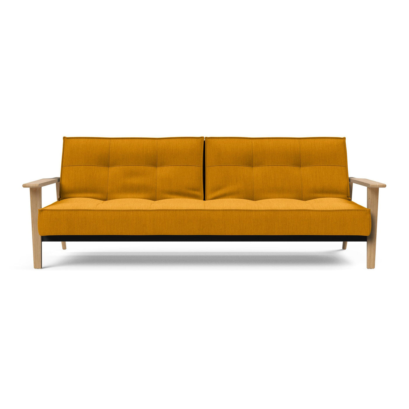 Canapea extensibila Splitback Frej Oak Elegance Burned Curry 115x210cm