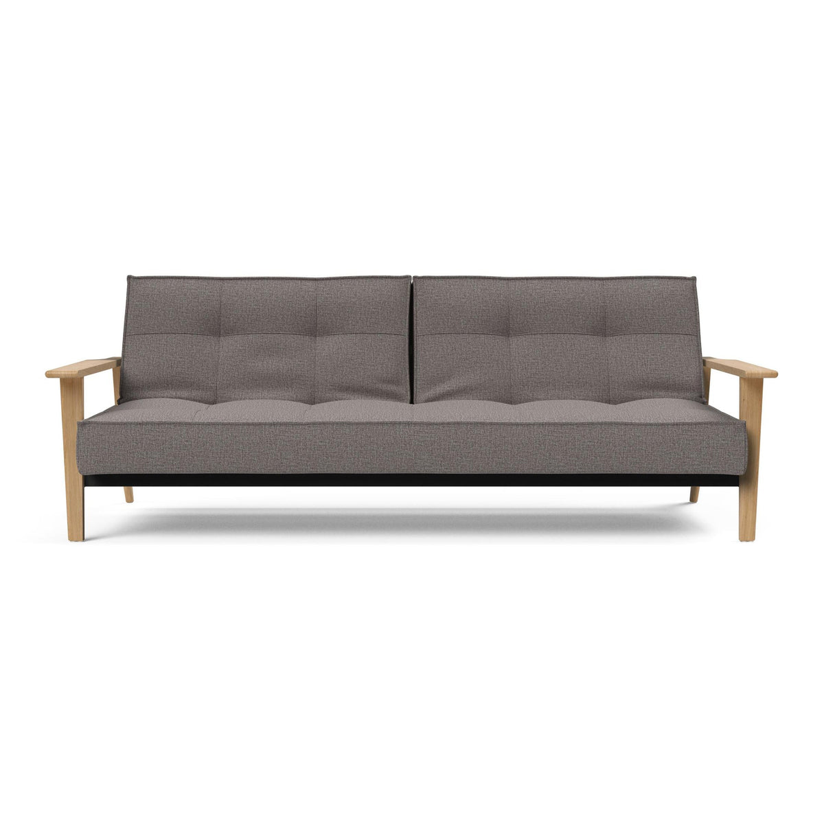 Canapea extensibila Splitback Frej Oak Mixed Dance Grey  115x210cm