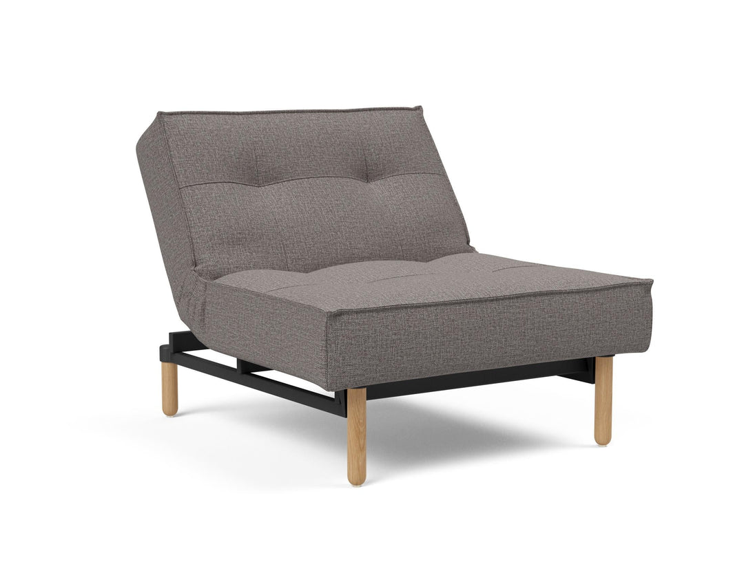 The Decorators: Fotoliu recliner Splitback Stem Mixed Dance Grey 115x90cm