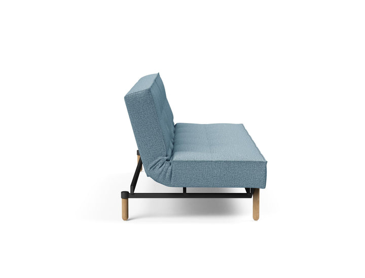 The Decorators: Canapea extensibila Splitback Stem Mixed Dance Light Blue 115x210cm