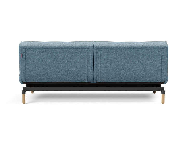 The Decorators: Canapea extensibila Splitback Stem Mixed Dance Light Blue 115x210cm