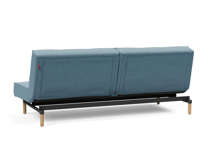 The Decorators: Canapea extensibila Splitback Stem Mixed Dance Light Blue 115x210cm