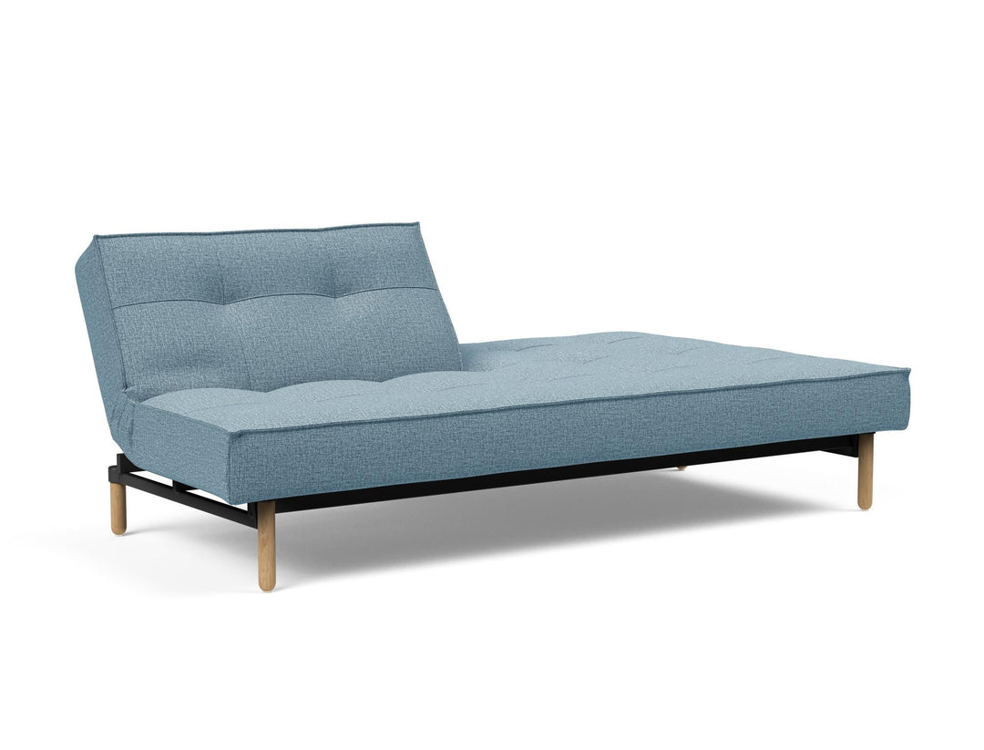 The Decorators: Canapea extensibila Splitback Stem Mixed Dance Light Blue 115x210cm