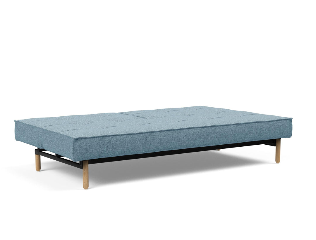 The Decorators: Canapea extensibila Splitback Stem Mixed Dance Light Blue 115x210cm