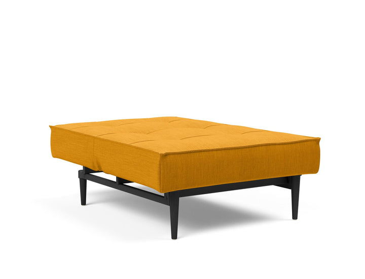 The Decorators: Fotoliu recliner Splitback Styletto Black Wood Elegance Burned Curry  115x90cm