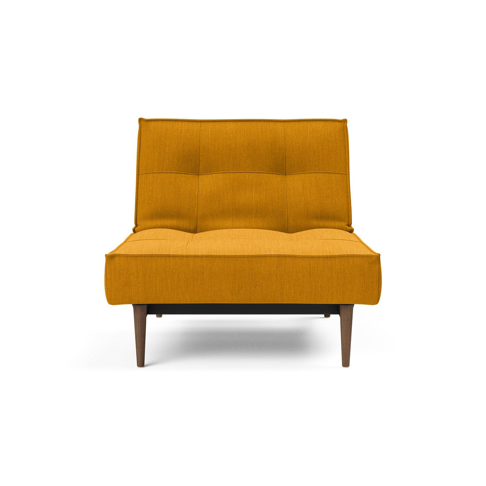 The Decorators: Fotoliu recliner Splitback Styletto Dark Wood Elegance Burned Curry 115x90cm