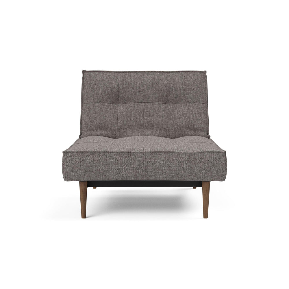The Decorators: Fotoliu recliner Splitback Styletto Dark Wood Mixed Dance Grey 115x90cm