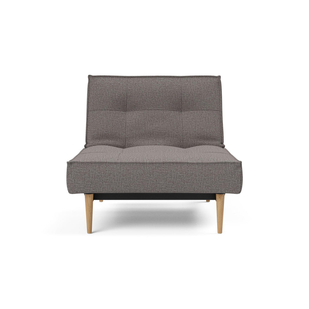 Fotoliu recliner Splitback Light Wood Styletto Mixed Dance Grey 115x90cm