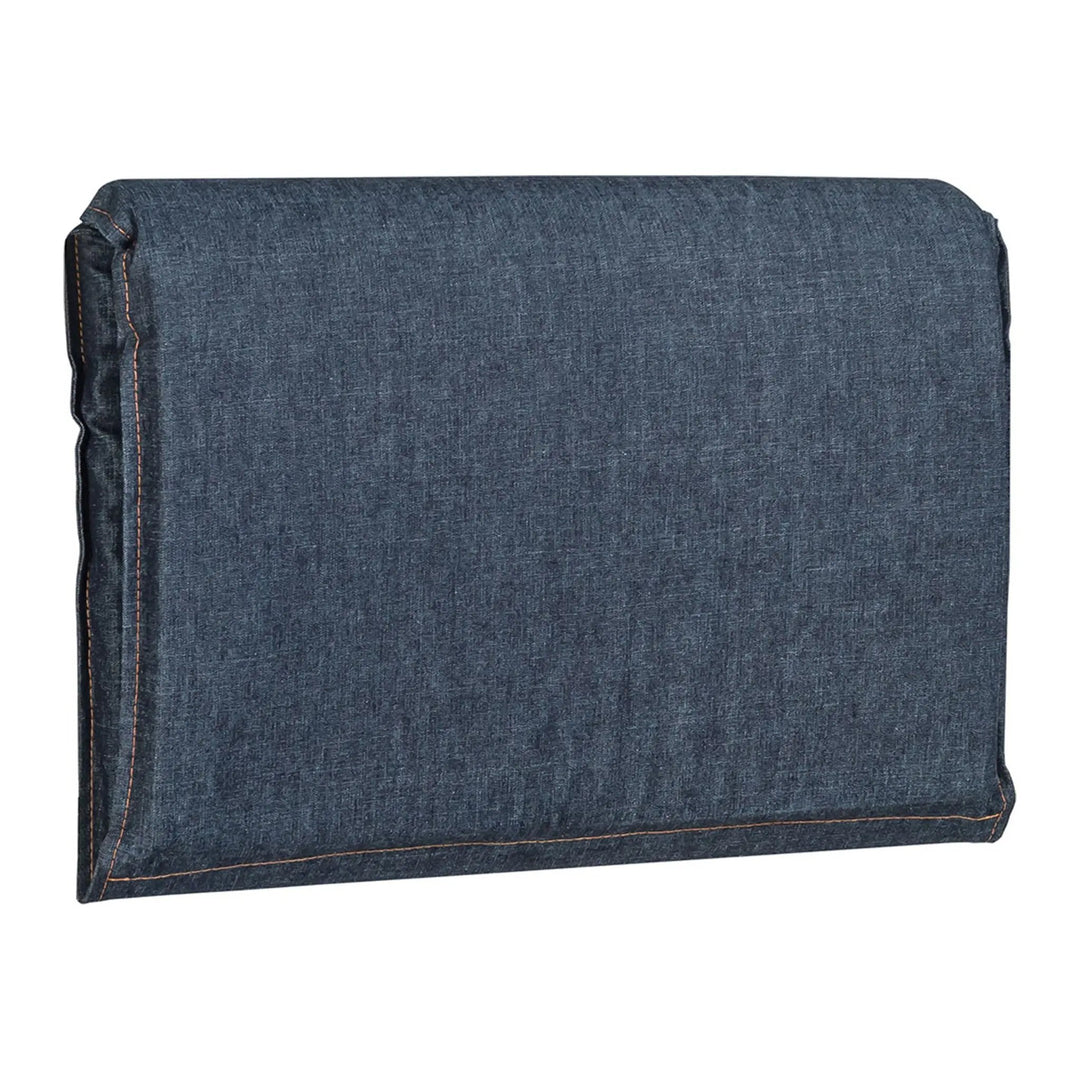 The Decorators: Tetiera pat VOX Stige, jeans, albastra, 55*100 cm