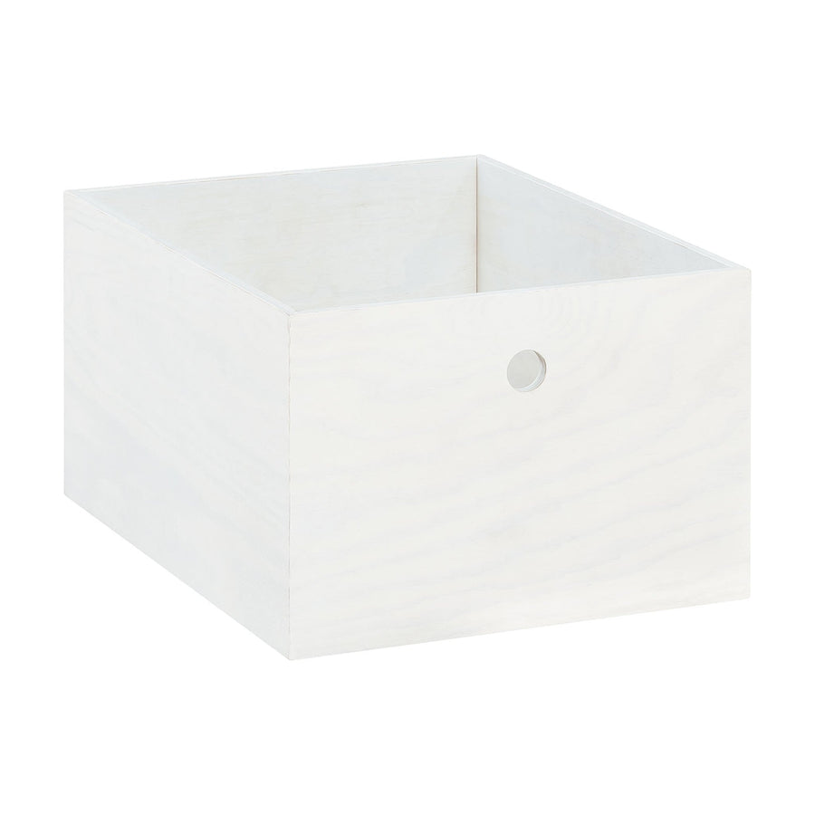 The Decorators: Cutie pentru pat multifunctional VOX Nest, pal melaminat, alb, 28*41 cm