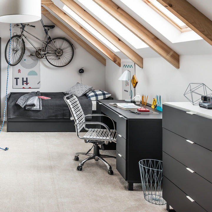 The Decorators: Divan VOX Simple 90x200 cm, gri