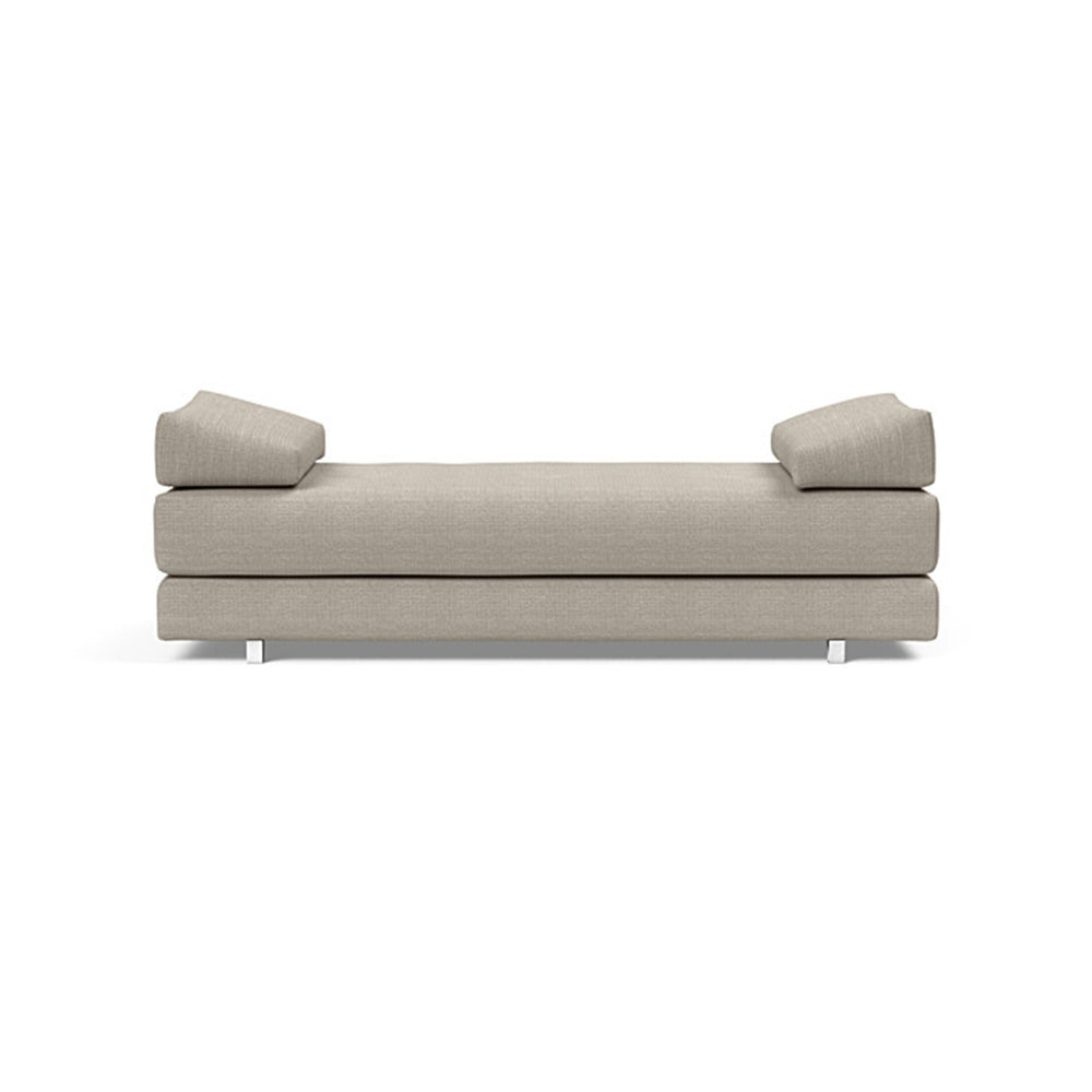 The Decorators: Canapea extensibila Sigmund Alu Kenya Gravel 160x200 cm