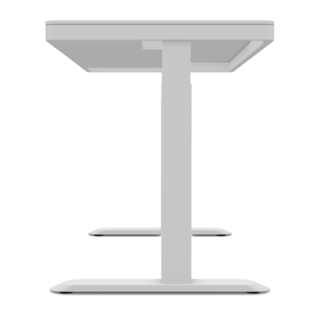 The Decorators: Birou copii ajustabil electric + USB, Rise, alb, 121x60x72-121 cm