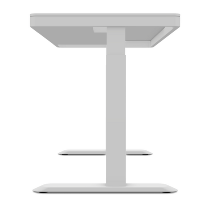 The Decorators: Birou copii ajustabil electric + USB, Rise, alb, 121x60x72-121 cm