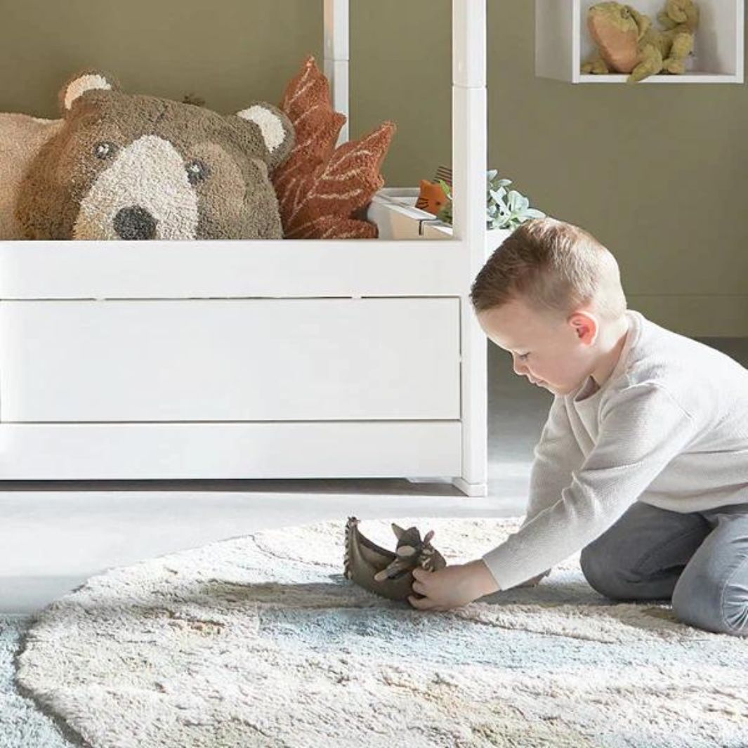 The Decorators: Pernuta decorativa pentru copii, Bear Shaped, bumbac, maro, 50x50 cm