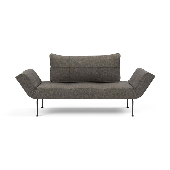The Decorators: Canapea extensibila Zeal Laser Flashtex Dark Grey 70x200 cm