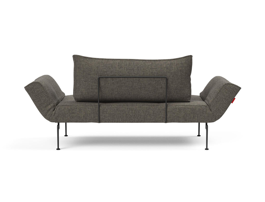 The Decorators: Canapea extensibila Zeal Laser Flashtex Dark Grey 70x200 cm