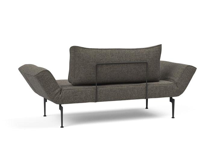 The Decorators: Canapea extensibila Zeal Laser Flashtex Dark Grey 70x200 cm