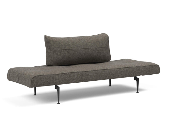 The Decorators: Canapea extensibila Zeal Laser Flashtex Dark Grey 70x200 cm
