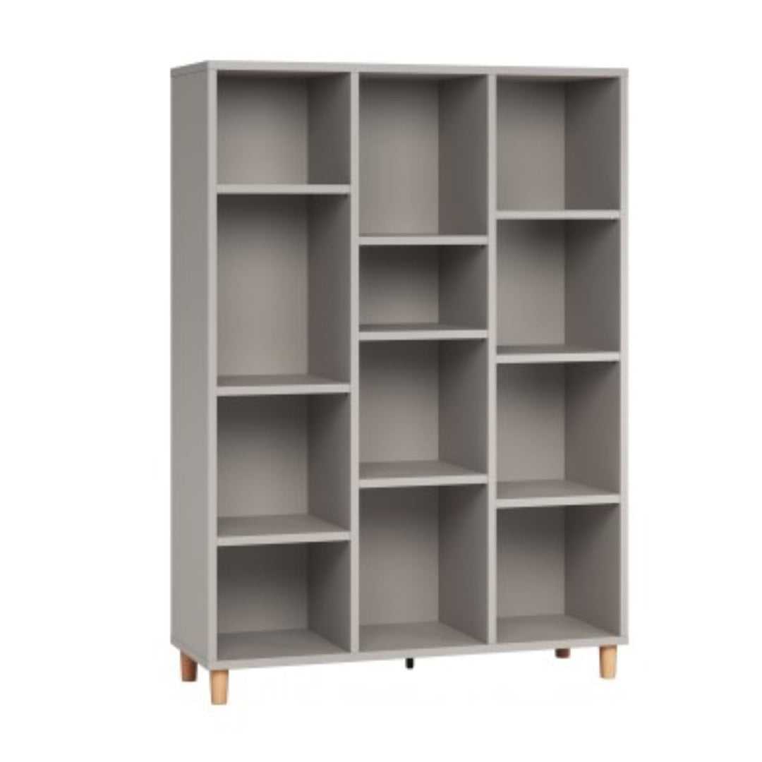 The Decorators: Biblioteca joasa 3x4 sertare VOX Simple 112x38x148.5cm, gri