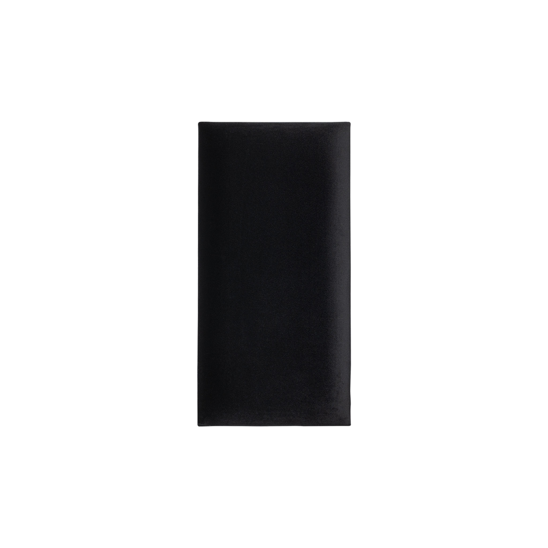 The Decorators: Panou tapitat Regular 1 Villo Soform Catifea negru 30/60 cm
