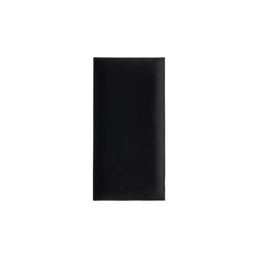 The Decorators: Panou tapitat Regular 1 Villo Soform Catifea negru 30/60 cm