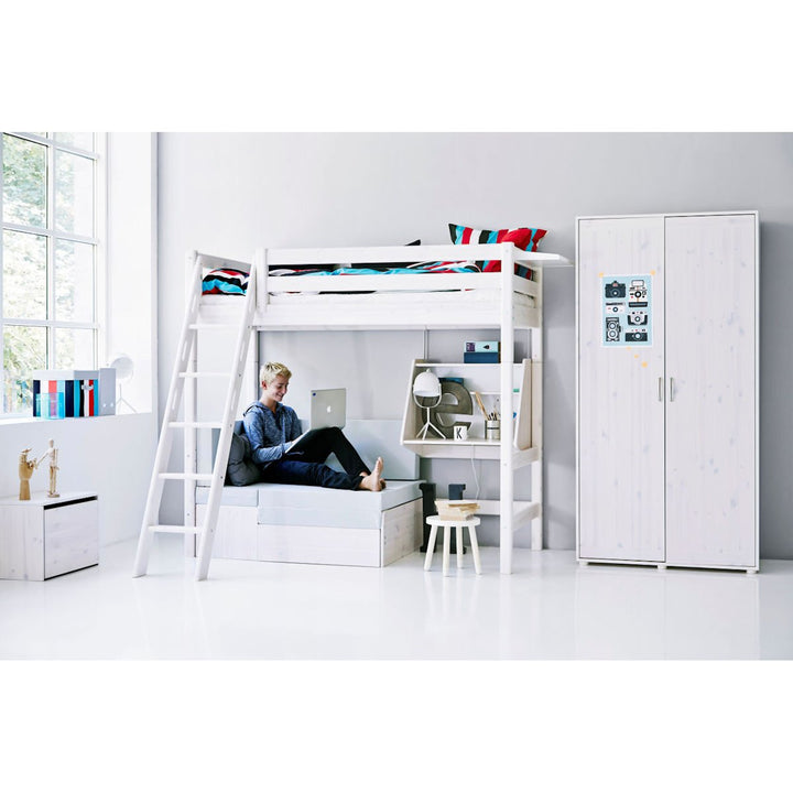 The Decorators: Canapea/pat pentru copii, Classic, lemn de pin, 192x77x32 cm