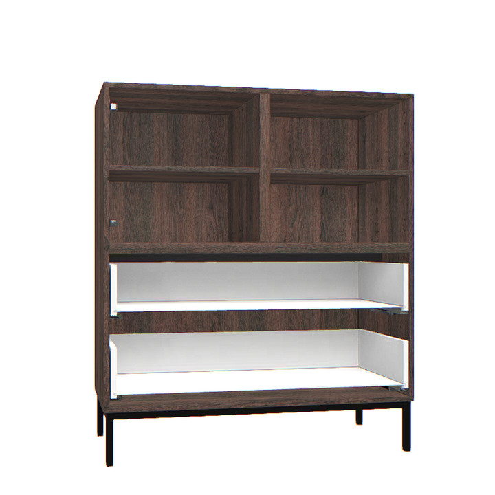 The Decorators: Comoda VOX Creative negru-stejar inchis