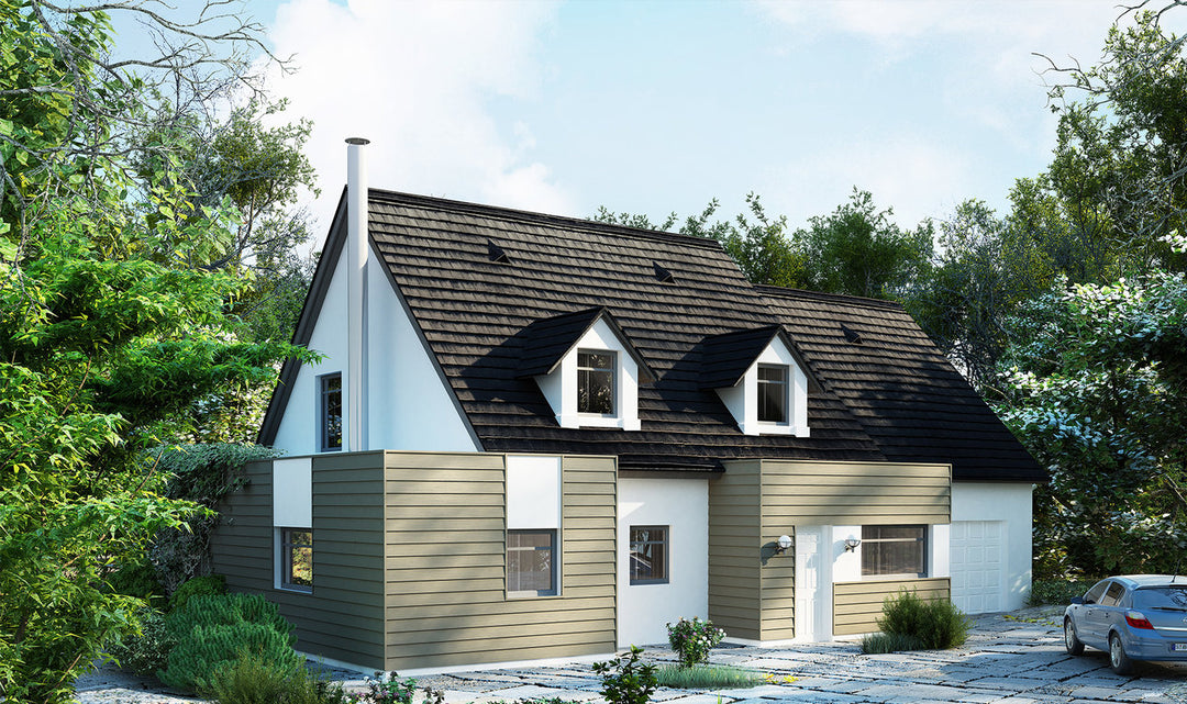 Placare pentru exterior Kerrafront VOX Classic Olive FS 202