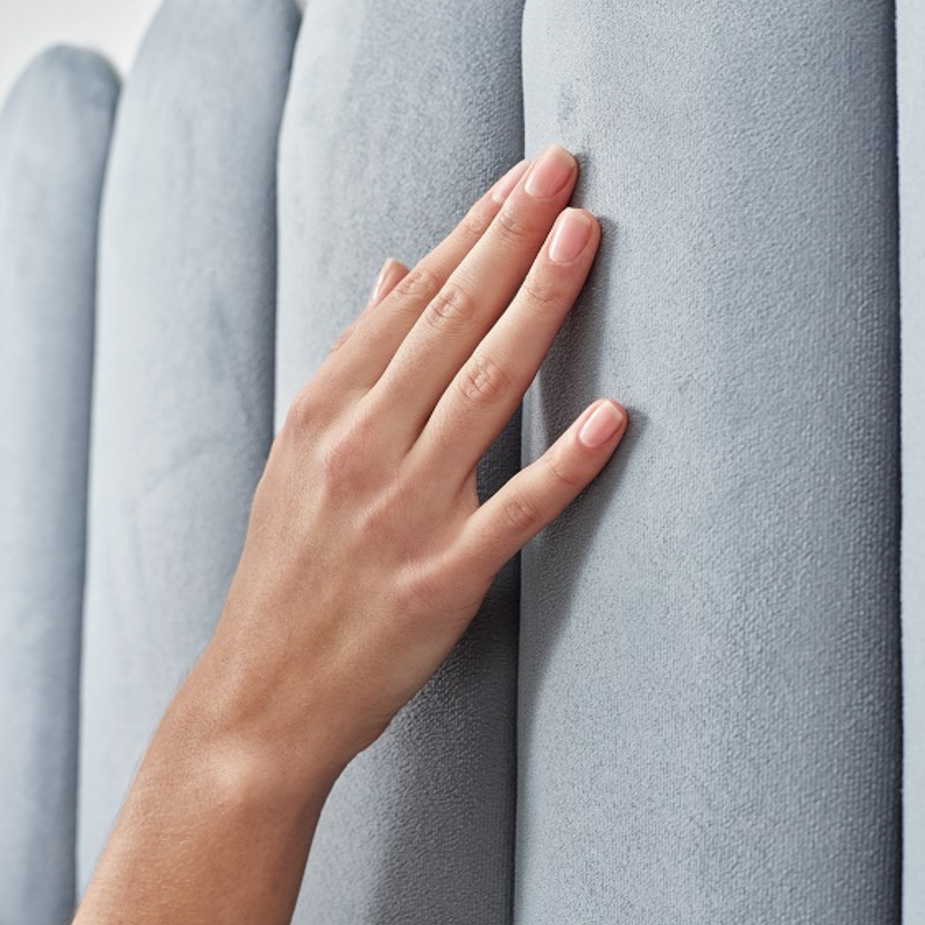 The Decorators: Panouri tapitate Vilo Oval, mustar (10 bucati/cutie)