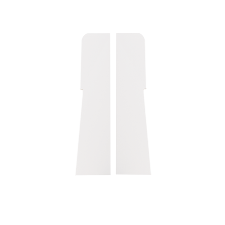 The Decorators: Terminatie plinta Estilo Alb E601 - set 2 bucati