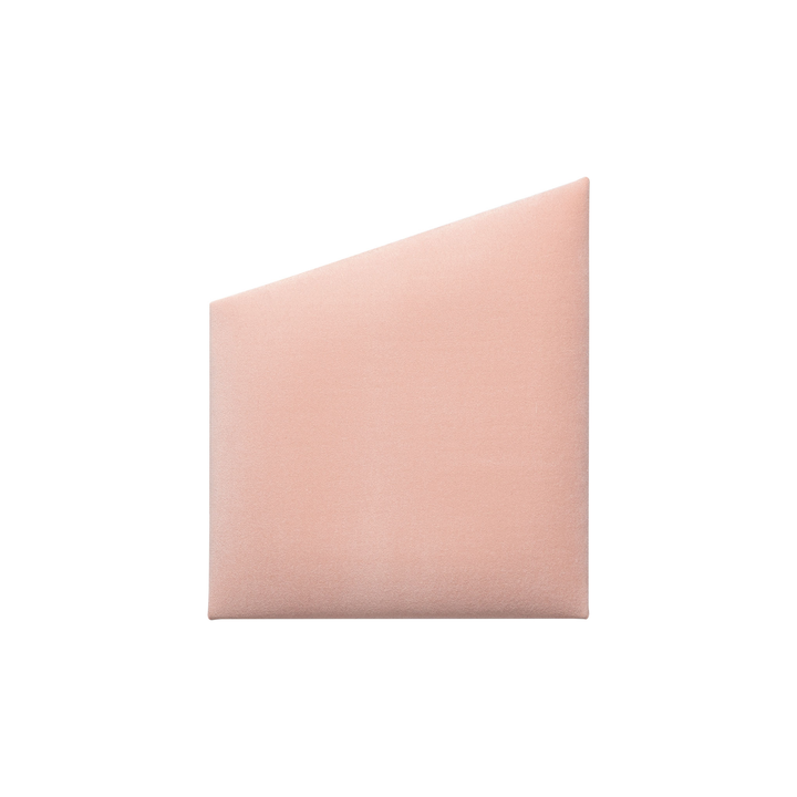 The Decorators: Panou tapitat Geo Villo Soform Catifea roz 30/35 cm
