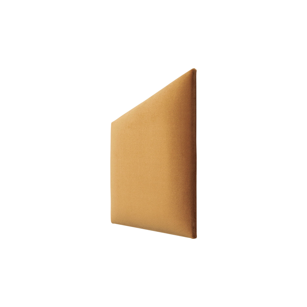 The Decorators: Panou tapitat Geo Villo Soform Catifea galben 30/35 cm