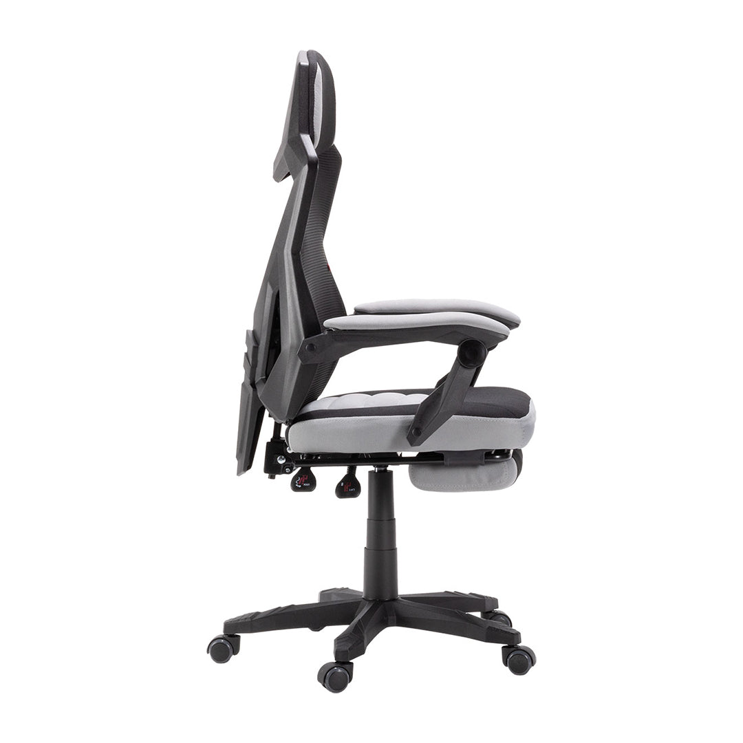 The Decorators: Scaun birou pivotant de gaming VOX Arrow, negru/gri